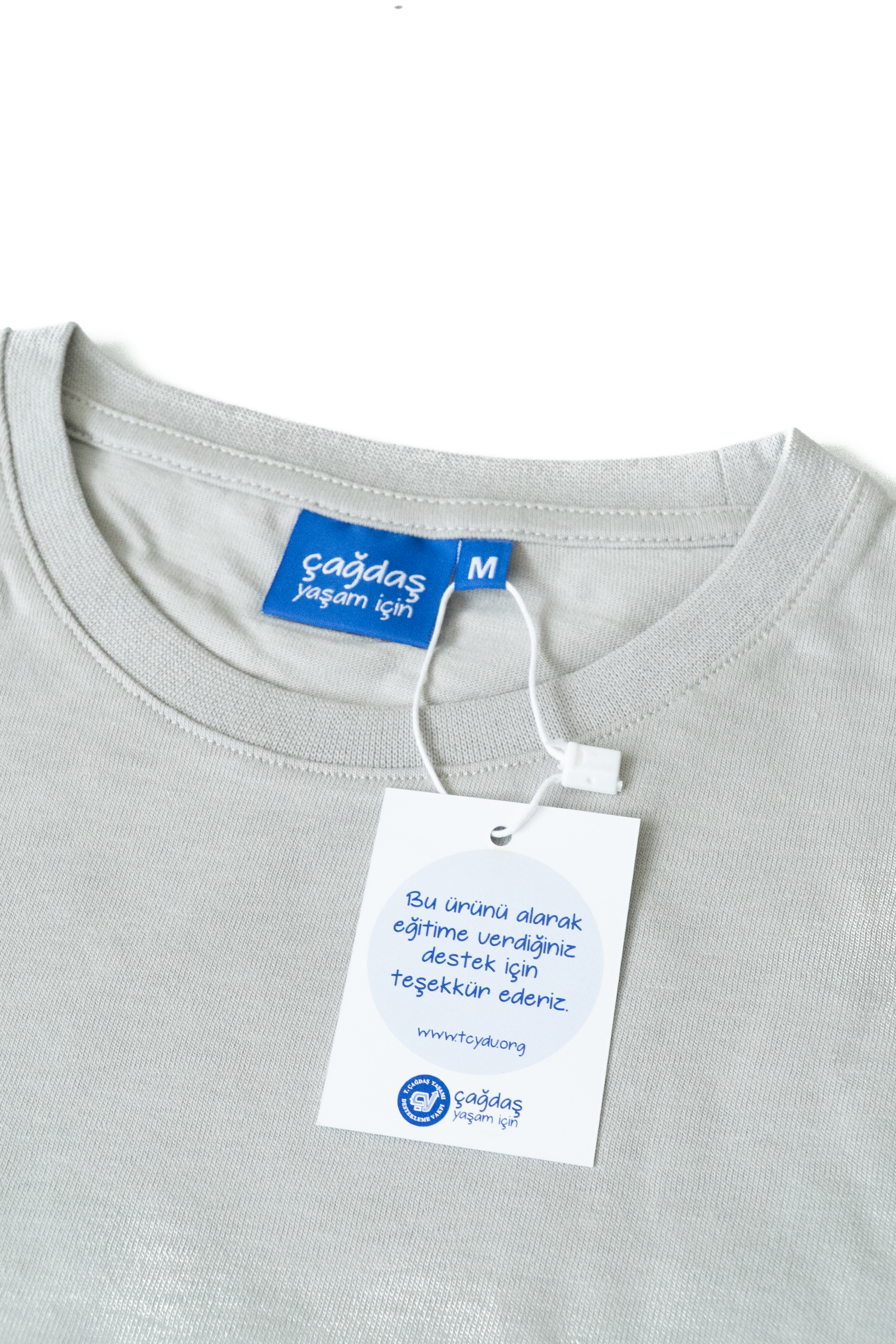 T-Shirt Çağdaş Yaşam İçin Gri XL