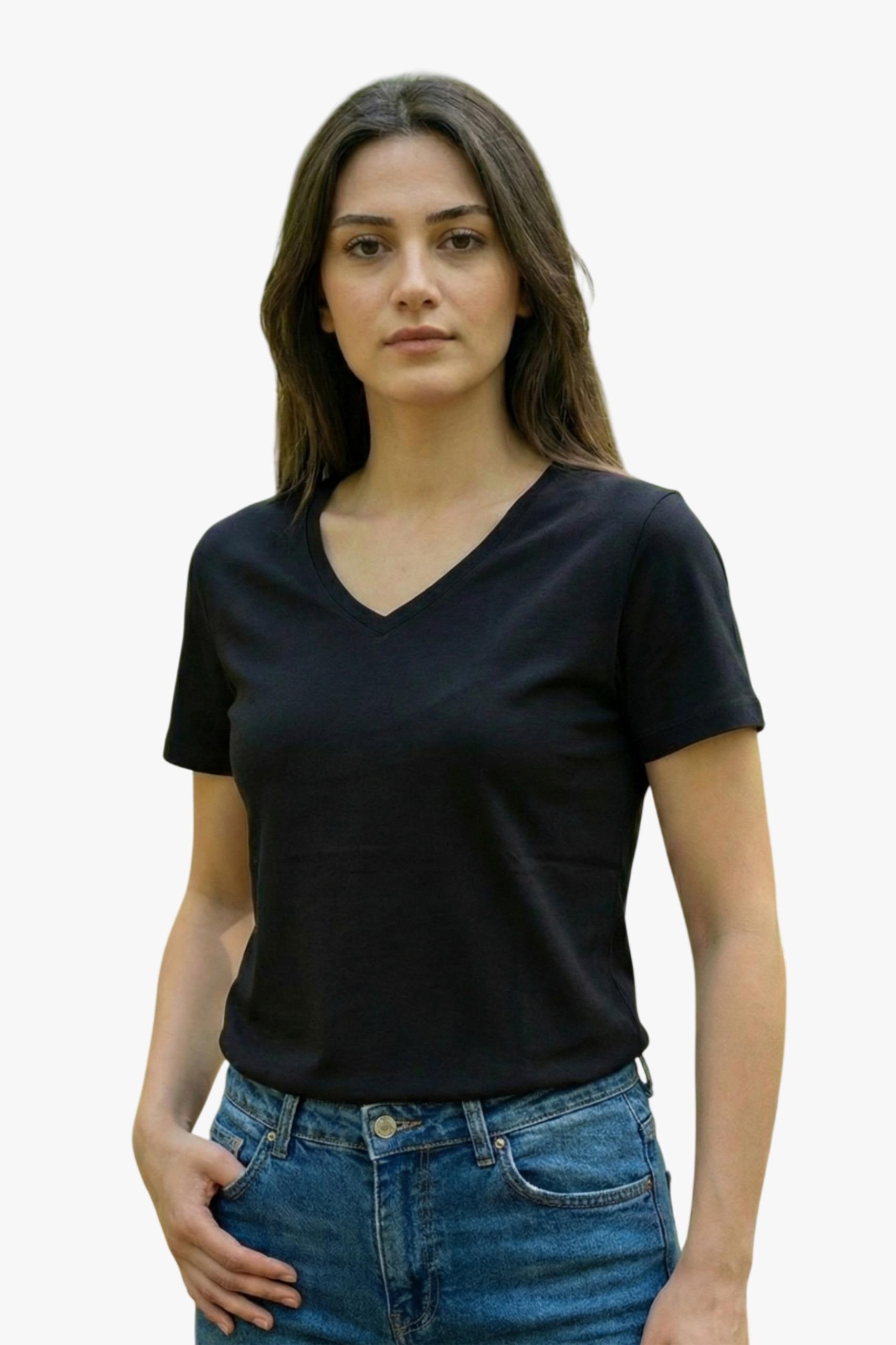 T-Shirt Japon Turnası Pamuklu  Siyah S