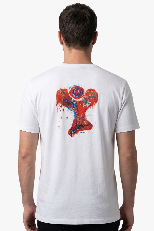 T-Shirt Göbeklitepe Pamuklu Beyaz - S